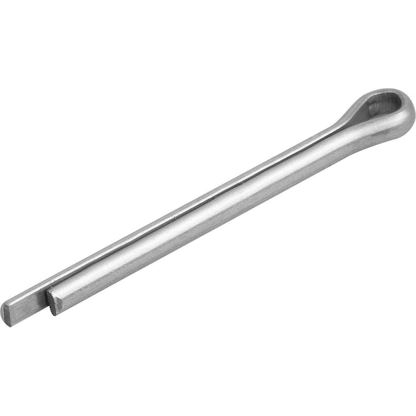 Kipp Split Pin DIN En Iso1234, L=100, D=8, Stainless Steel 1.4310 Bright K1136.2080X100 - main